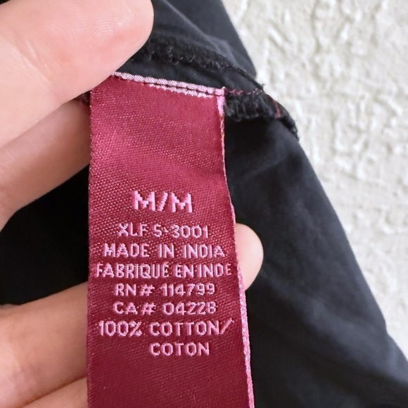 Vintage Black Skirt With Embroidered & Beading Floral Print Size M - Picture 6 of 6